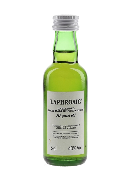 Laphroaig 10 Year Old Bottled 1980s-1990s - Pre Royal Warrant 5cl / 40%