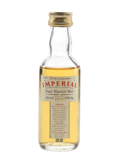 Imperial 1979 Bottled 1990s - Gordon & MacPhail 5cl / 40%