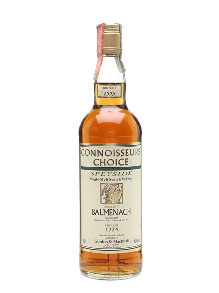 Balmenach 1974 Bottled 1999 Connoisseurs Choice 70cl / 40%