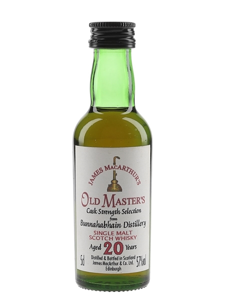 Bunnahabhain 20 Year Old Old Master's - James MacArthur's 5cl / 57%