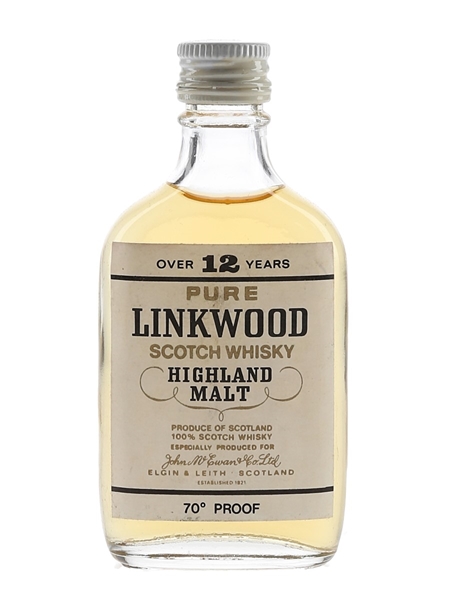 Linkwood 12 Year Old Bottled 1970s 4.7cl / 40%