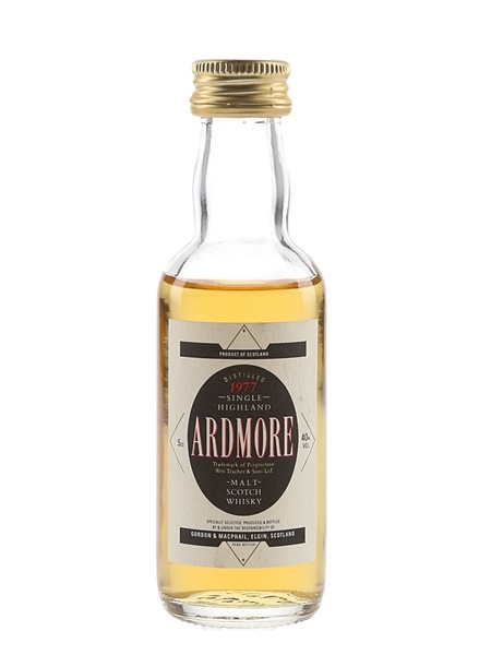 Ardmore 1977 Bottled 1990s - Gordon & MacPhail 5cl / 40%