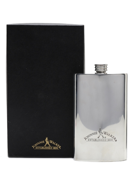 Johnnie Walker Hip Flask English Pewter 