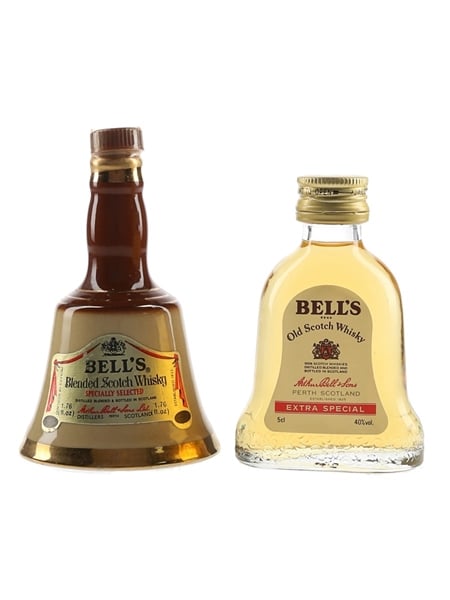 Bell's Extra Special & Specially Selected Bottled 1970s-1980s 2 x 5cl / 40%