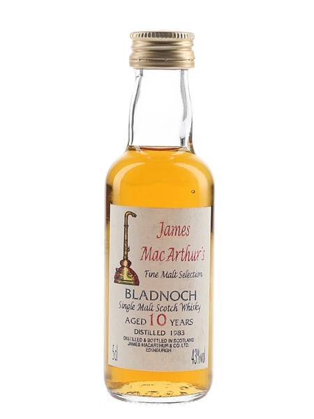 Bladnoch 1983 10 Year Old James MacArthur's 5cl / 43%