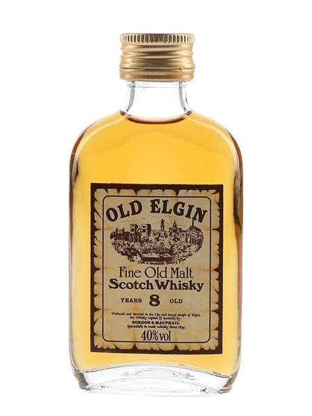 Old Elgin 8 Year Old Bottled 1980s - Gordon & MacPhail 5cl / 40%