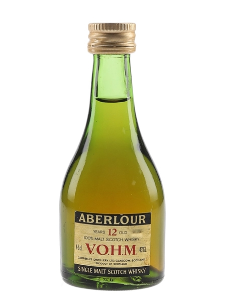 Aberlour 10 Year Old VOHM Bottled 1980s 4.5cl / 43%