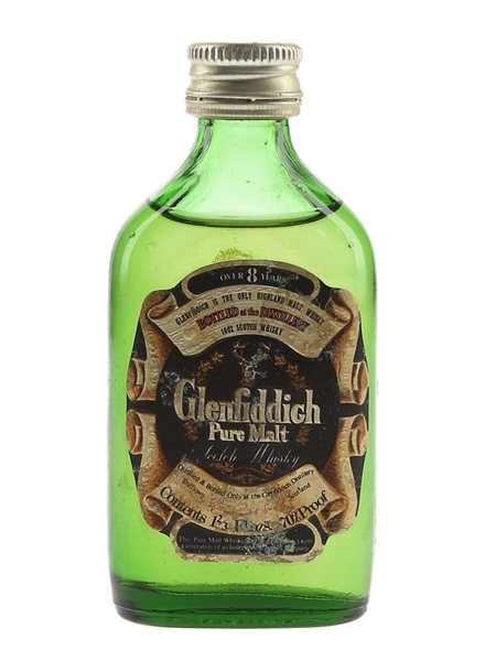 Glenfiddich 8 Year Old Pure Malt Bottled 1970s 4.7cl / 40%