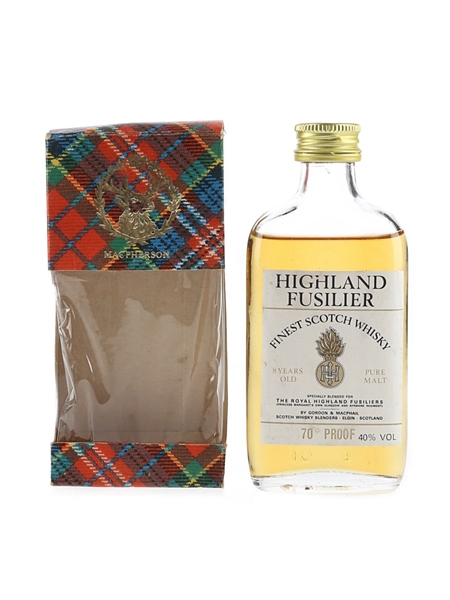 Highland Fusilier 8 Year Old Bottled 1970s - Gordon & MacPhail 5cl / 40%