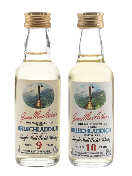 Bruichladdich 9 & 10 Year Old James MacArthur's 2 x 5cl / 43%