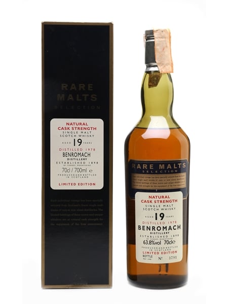 Benromach 1978 19 Year Old Bottled 1998 - Rare Malts Selection 70cl / 63.8%