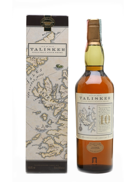 Talisker 10 Year Old Map Label 70cl / 45.8%