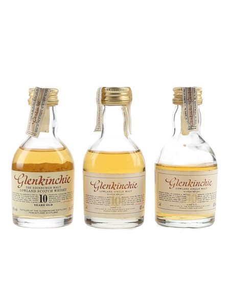 Glenkinchie 10 Year Old  3 x 5cl / 43%