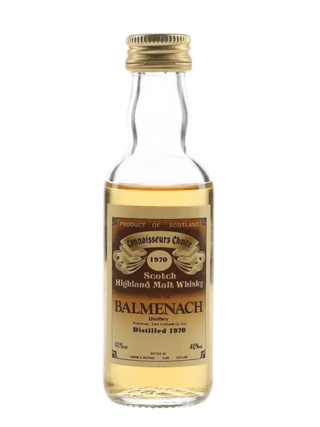 Balmenach 1970 Connoisseurs Choice Bottled 1980s - Gordon & MacPhail 5cl / 40%