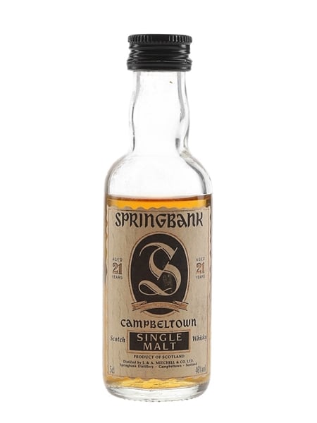 Springbank 21 Year Old Bottled 1990s 5cl / 46%