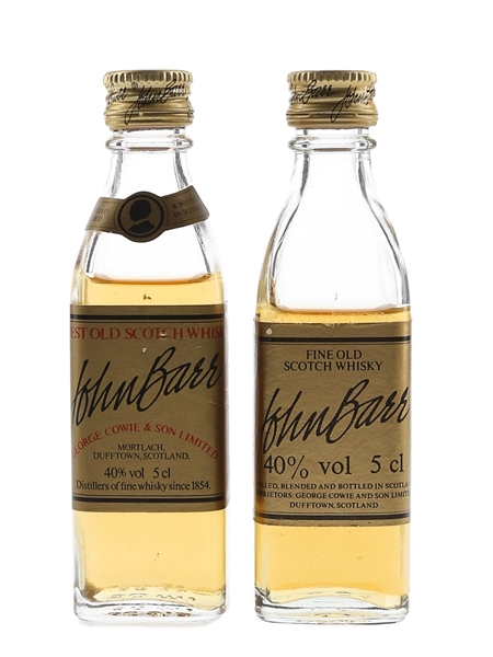 John Barr Bottled 1980s 2 x 5cl / 40%