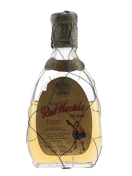 Red Hackle De Luxe Bottled 1950s-1960s 5cl / 40%