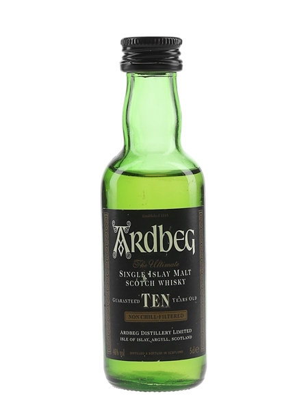 Ardbeg 10 Year Old Bottled 1990s 5cl / 46%