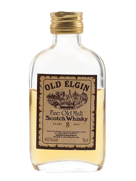 Old Elgin 8 Year Old Bottled 1980s - Gordon & MacPhail 5cl / 40%