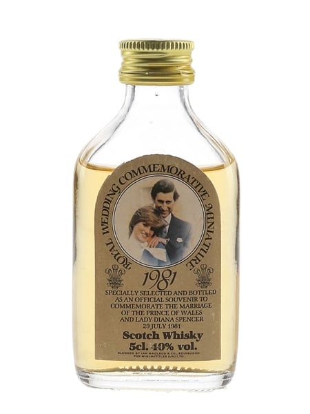 Royal Wedding 1981 Commemorative Miniature 5cl / 40%