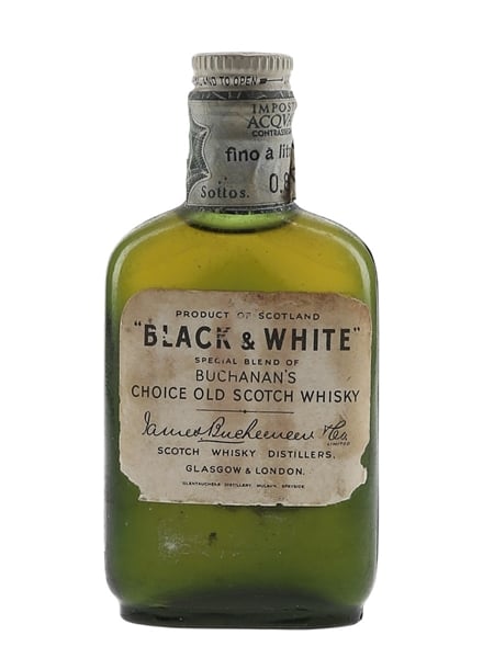 Buchanan's Black & White Bottled 1960s 5cl / 40%