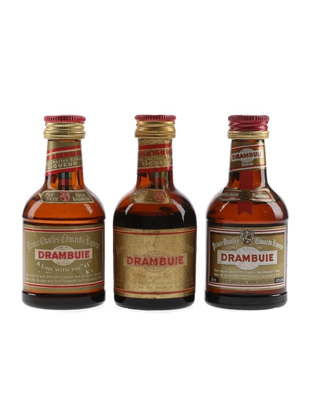 Drambuie Bottled 1970s-1980s 3 x 5cl / 40%