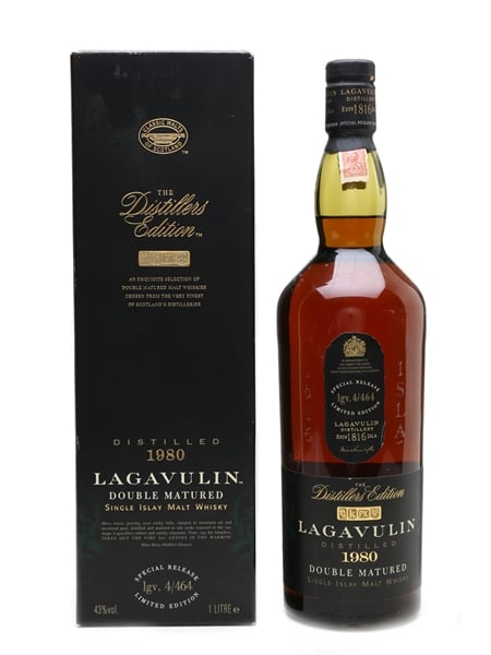 Lagavulin 1980 Distillers Edition White Horse Distillers 100cl / 43%