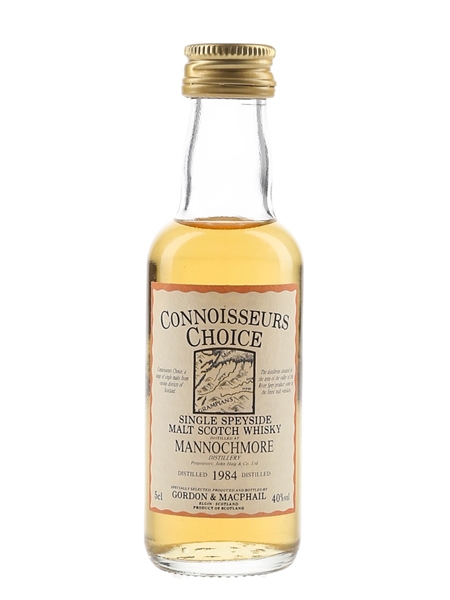 Mannochmore 1984 Connoisseurs Choice Bottled 1990s - Gordon & MacPhail 5cl / 40%