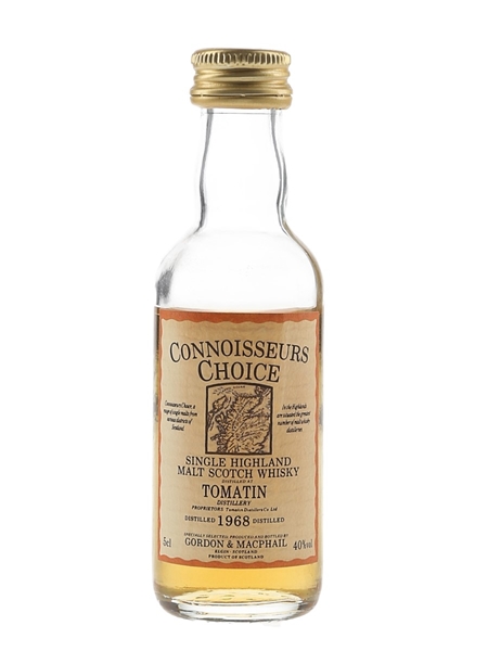 Tomatin 1968 Connoisseurs Choice Bottled 1990s - Gordon & MacPhail 5cl / 40%