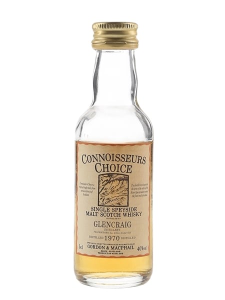 Glencraig 1970 Connoisseurs Choice Bottled 1990s - Gordon & MacPhail 5cl / 40%