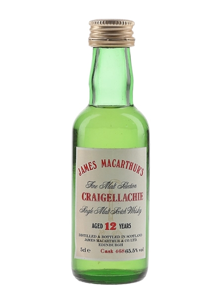 Craigellachie 12 Year Old Cask 468 James MacArthur's 5cl / 65.5%