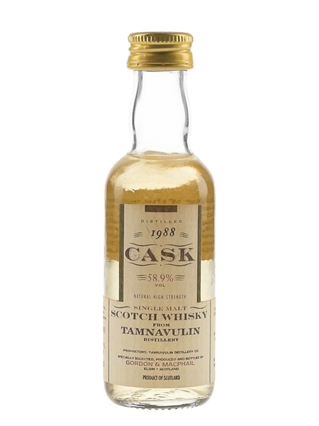 Tamnavulin 1988 Cask Strength Bottled 1997 - Gordon & MacPhail 5cl / 58.9%