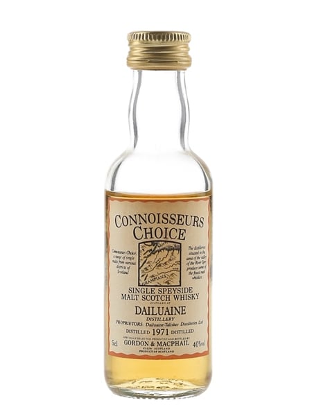 Dailuaine 1971 Connoisseurs Choice Bottled 1990s - Gordon & MacPhail 5cl / 40%