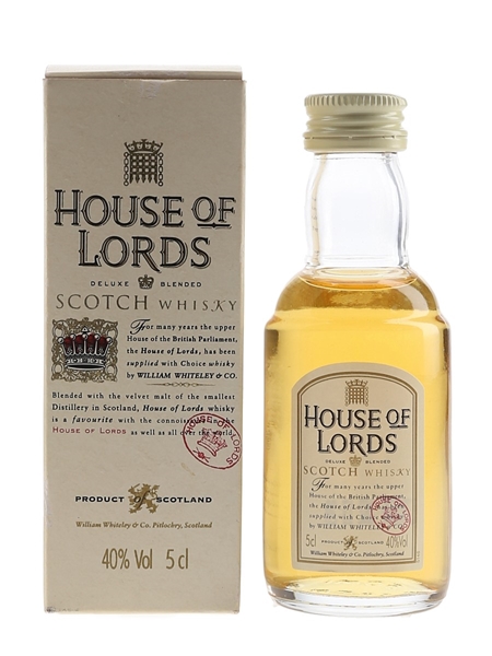 House Of Lords Bottled 1990s-2000s - William Whiteley & Co. 5cl / 40%