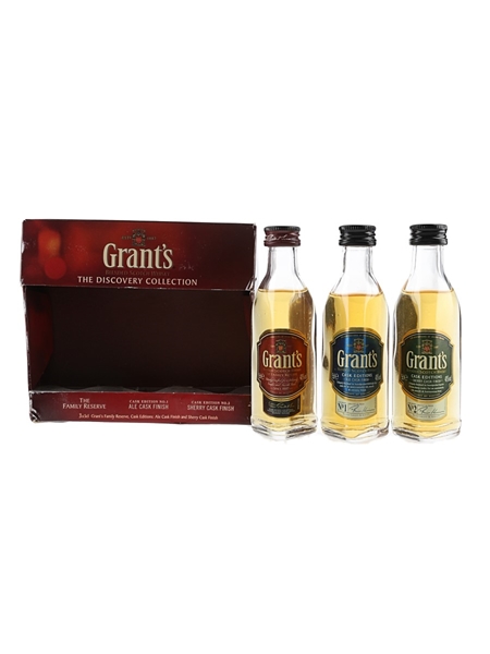 William Grant's Discovery Collection Set  3 x 5cl / 40%