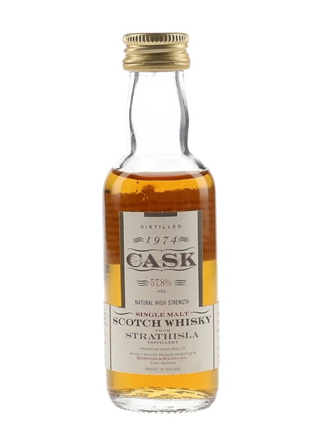 Strathisla 1974 Cask Strength Bottled 1992 - Gordon & MacPhail 5cl / 57.8%