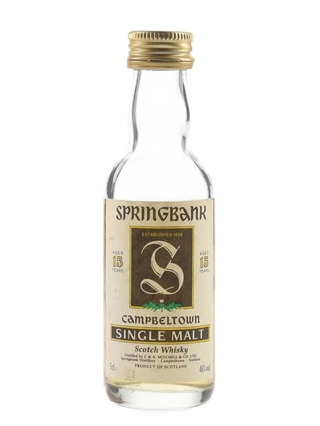 Springbank 15 Year Old Bottled 1990s 5cl / 46%