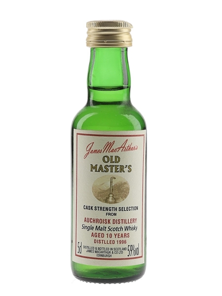 Auchroisk 1996 10 Year Old James MacArthur's - Old Master's 5cl / 59%