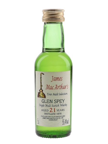 Glen Spey 1970 21 Year Old James MacArthur's 5cl / 55.4%