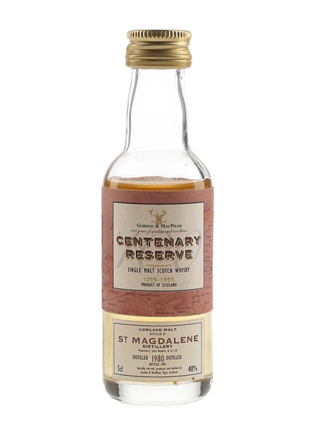 St Magdalene 1980 Centenary Reserve Bottled 1995 - Gordon & MacPhail 5cl / 40%