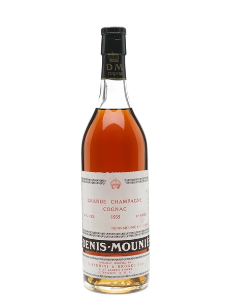 Denis Mounie 1935 Grande Champagne Cognac Justerini & Brooks 68cl / 35%