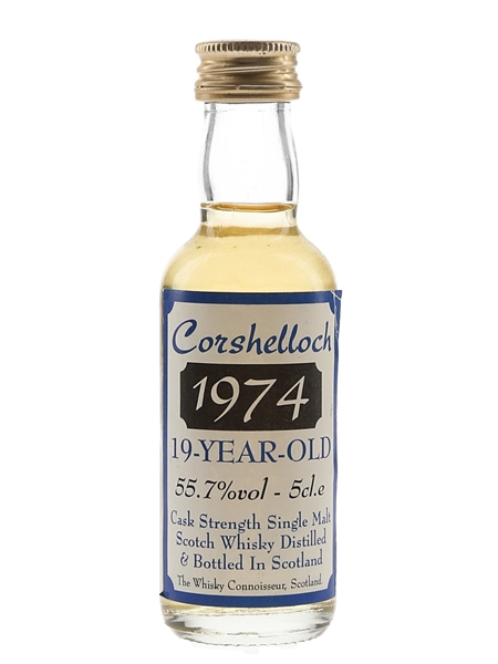 Corshelloch (Dufftown) 1974 19 Year Old Bottled 1990s - The Whisky Connoisseur 5cl / 55.7%