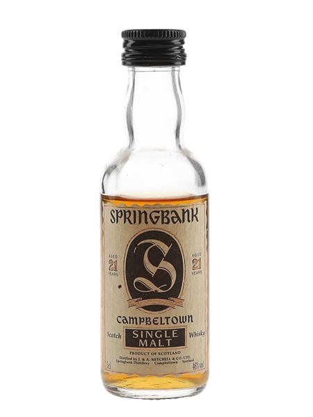 Springbank 21 Year Old Bottled 1990s 5cl / 46%