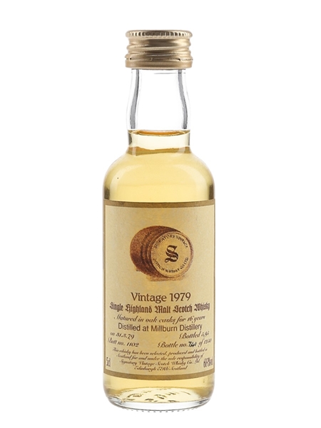 Millburn 1979 16 Year Old Bottled 1995 - Signatory Vintage 5cl / 60.1%