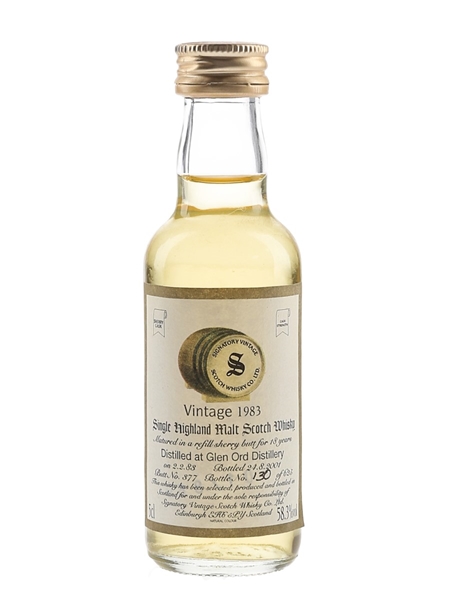 Glen Ord 1983 18 Year Old Signatory Vintage 5cl / 58.3%