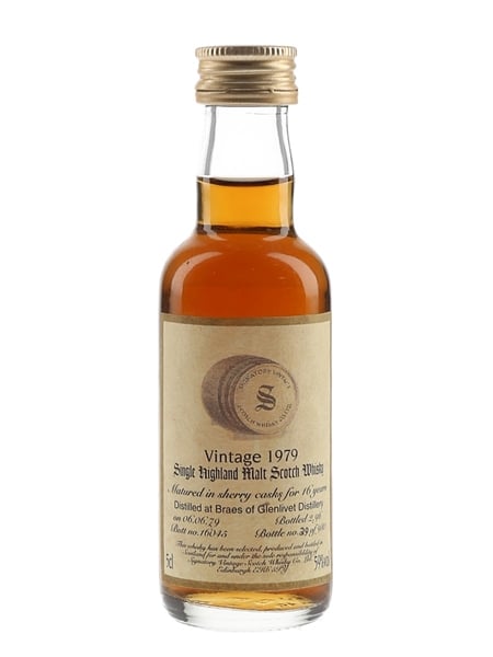 Braes Of Glenlivet 1979 16 Year Old Cask 16045 Bottled 1996 - Signatory Vintage 5cl / 59%