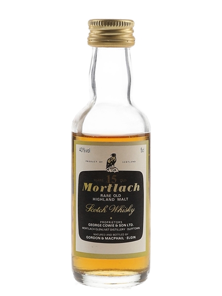 Mortlach 15 Year Old Bottled 1980s - Gordon & MacPhail 5cl / 40%