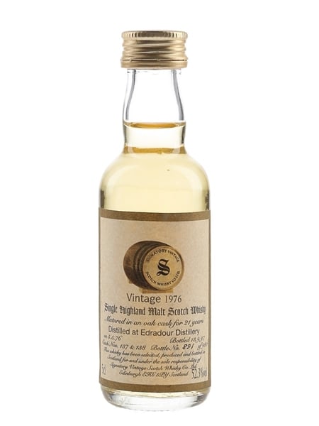 Edradour 1976 21 Year Old Bottled 1997 - Signatory Vintage 5cl / 52.3%