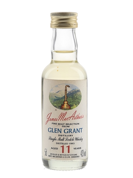 Glen Grant 1993 11 Year Old James MacArthur's - Fine Malt Selection 5cl / 43%