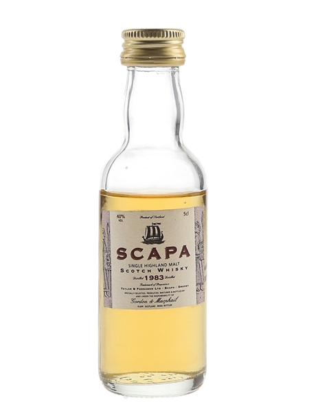 Scapa 1983 Bottled 1993 - Gordon & MacPhail 5cl / 40%